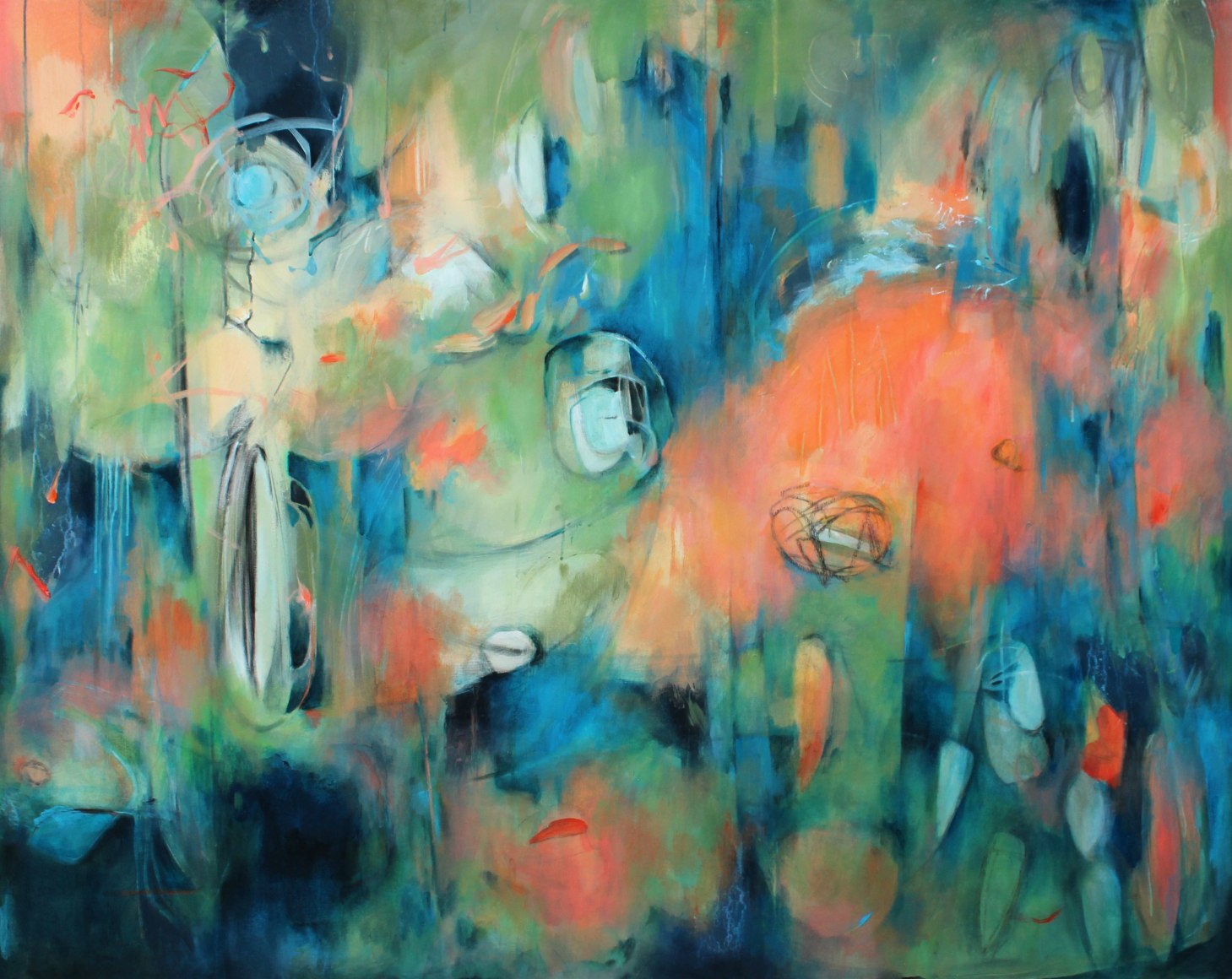 Carrot in a Paper Mache Suit, 2021, Acrylic and graphite on canvas