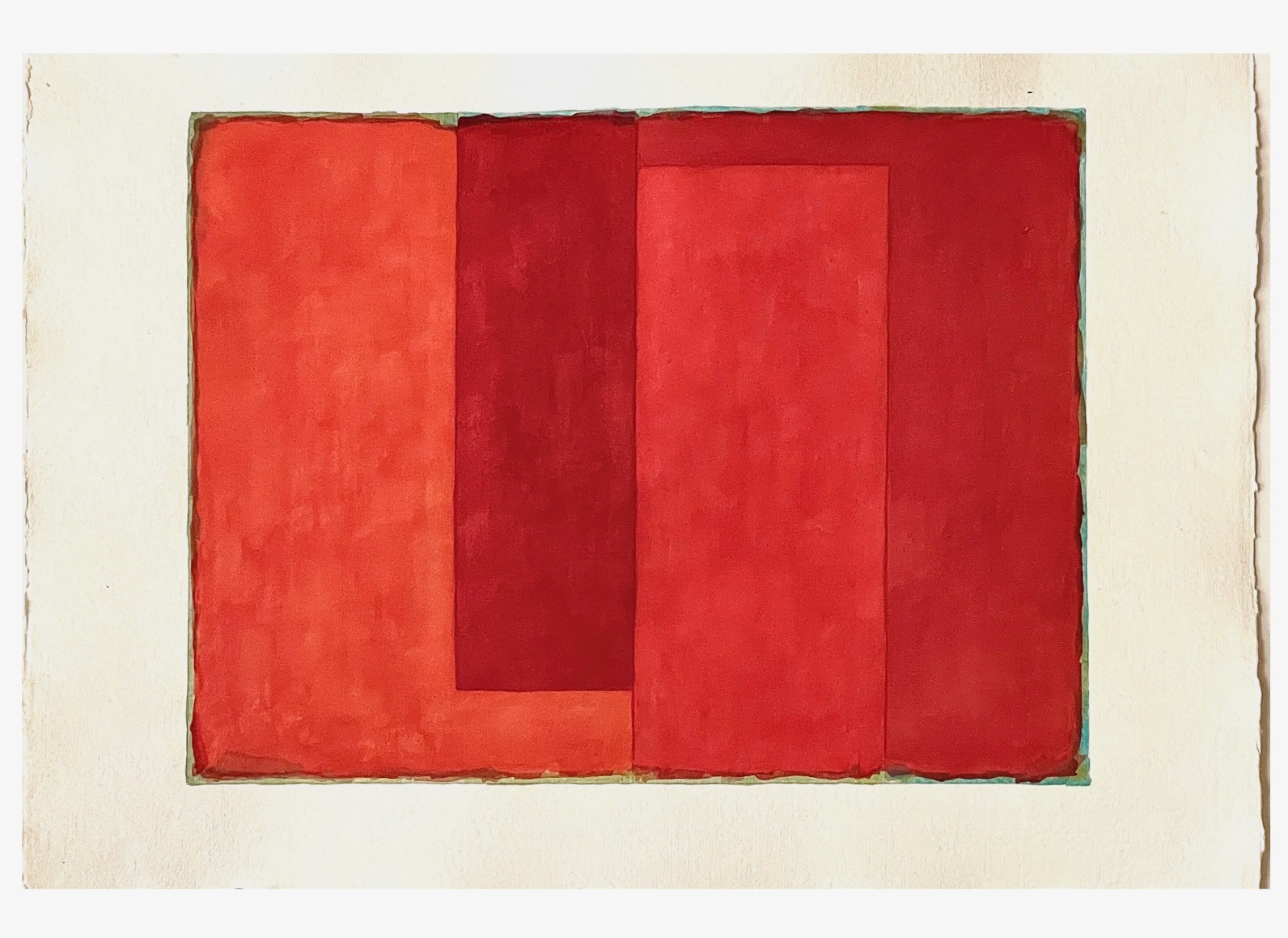 Untitled (WC 13), 2021, Watercolor on Khadi 140# handmade paper