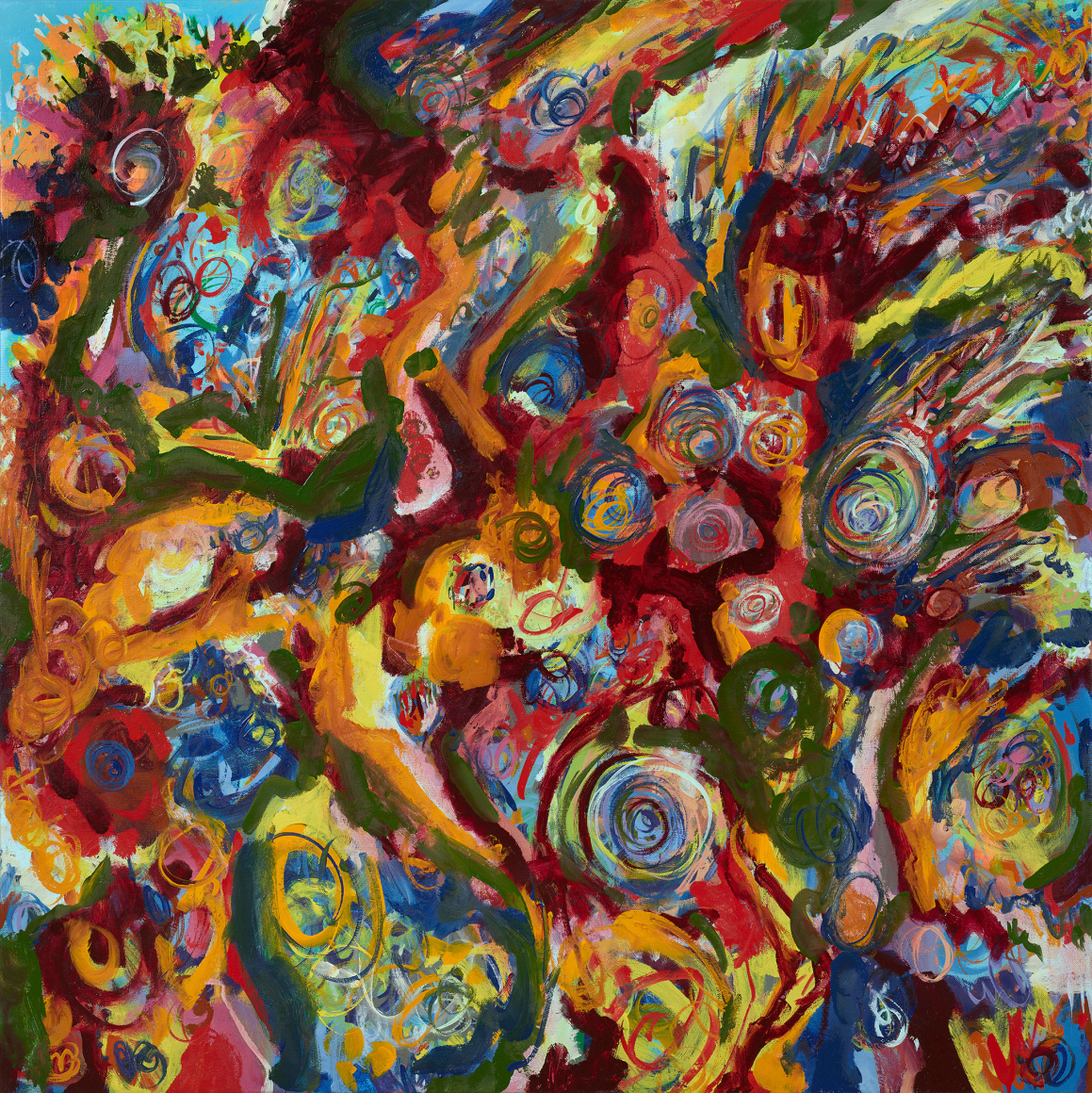 Raw Energy, 2022, Oil on linen