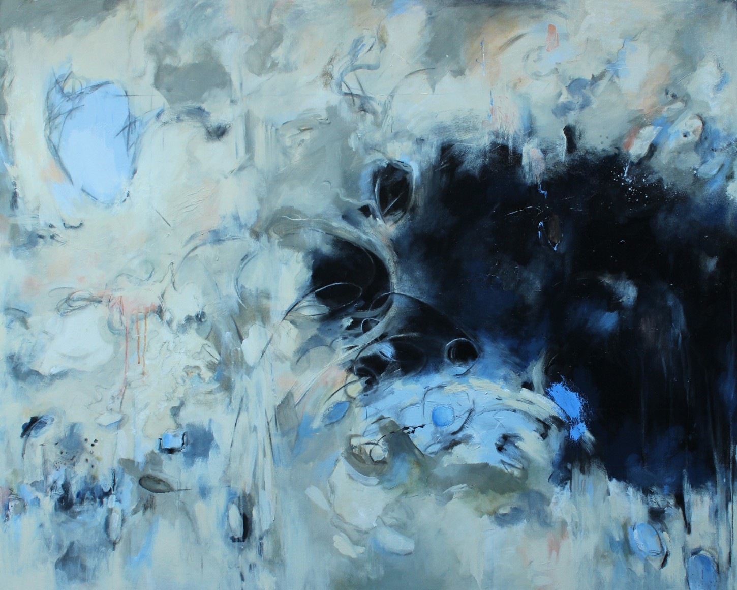 Diane Walker-Gladney Plows, Trucks, and Boats, 2019 Acrylic and graphite on canvas 40 x 60 inches Verso