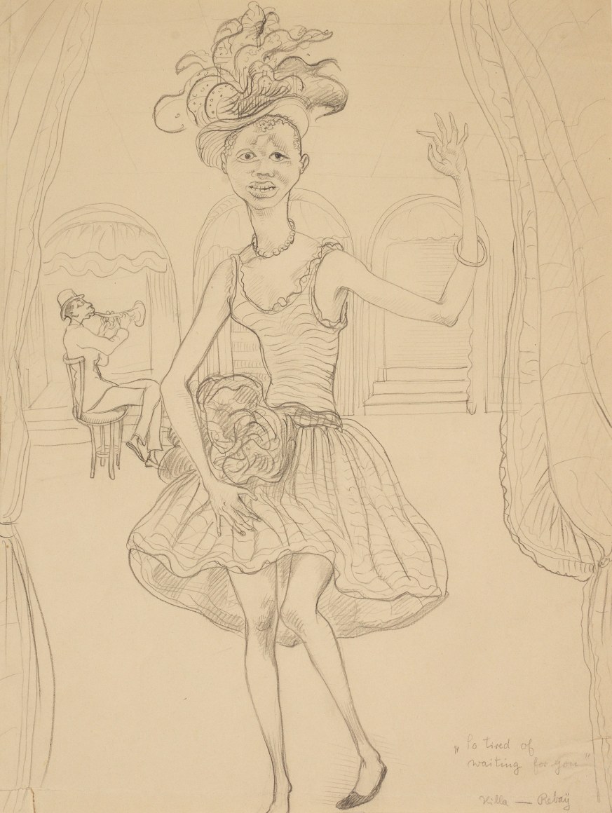 Tired of Waiting for You, ca. 1930, Graphite on paper