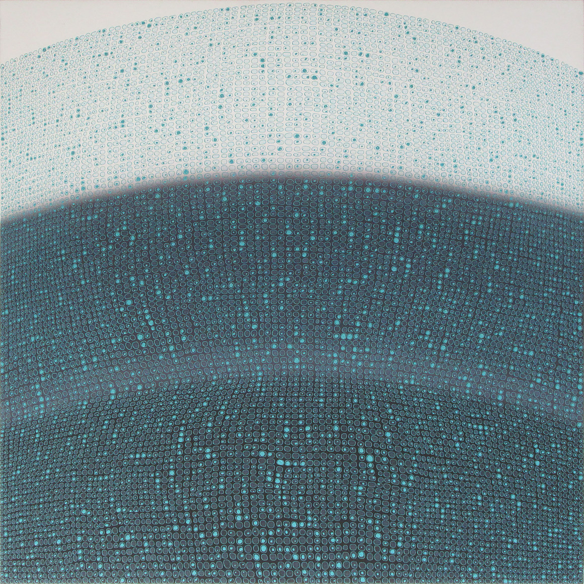 Triple Hill 3 Painting, 2017, Acrylic on canvas over board