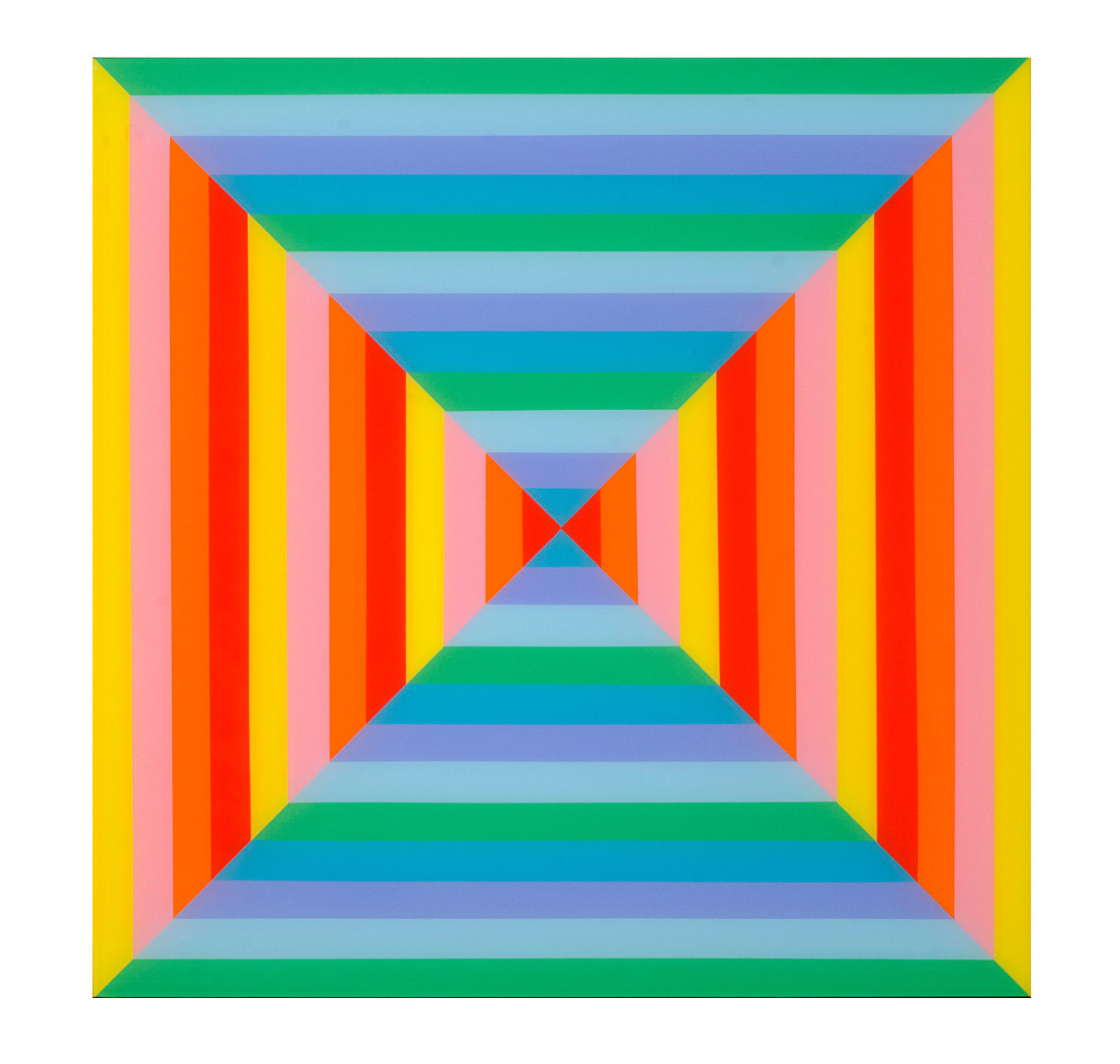 A Point in Time, 2017, Liquitex with resin on panel