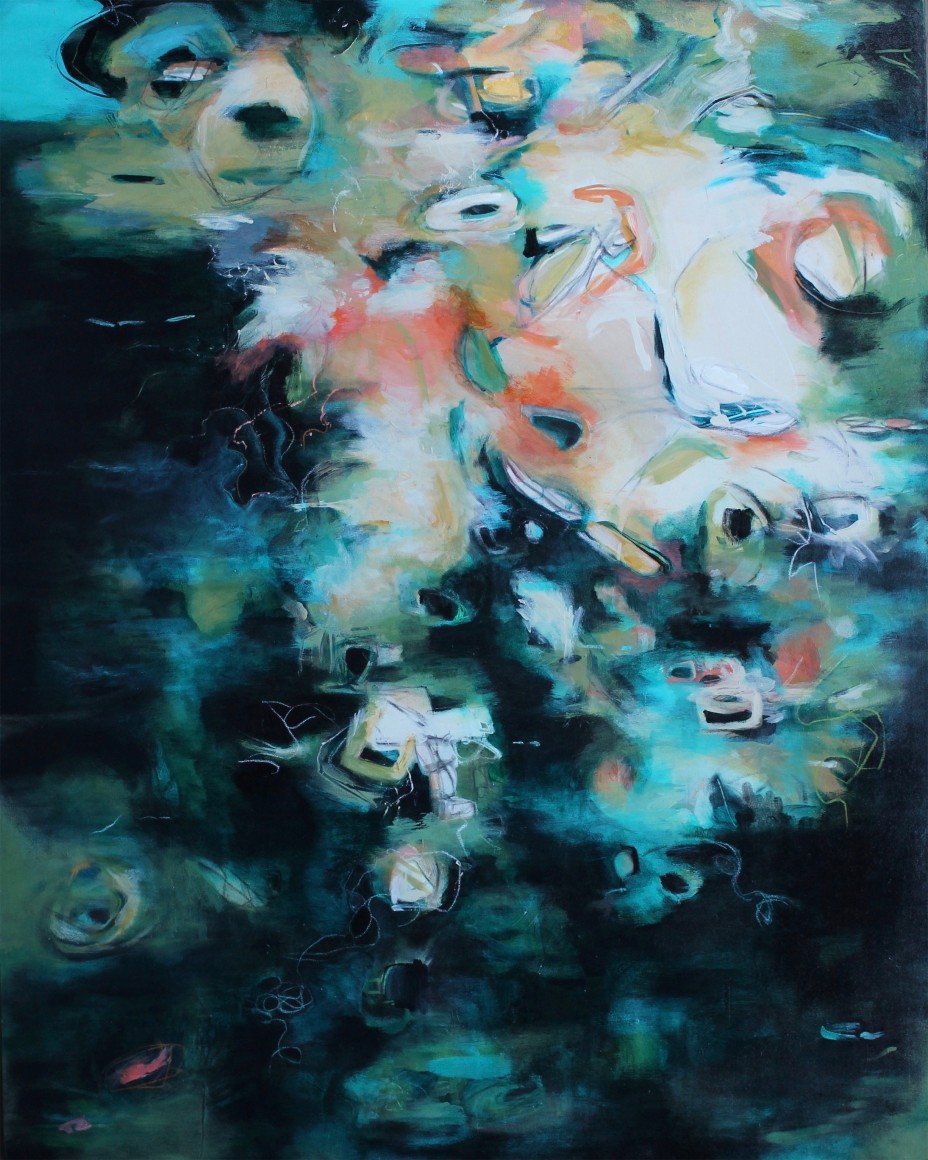 Stuffitis, 2021, Acrylic and graphite on canvas