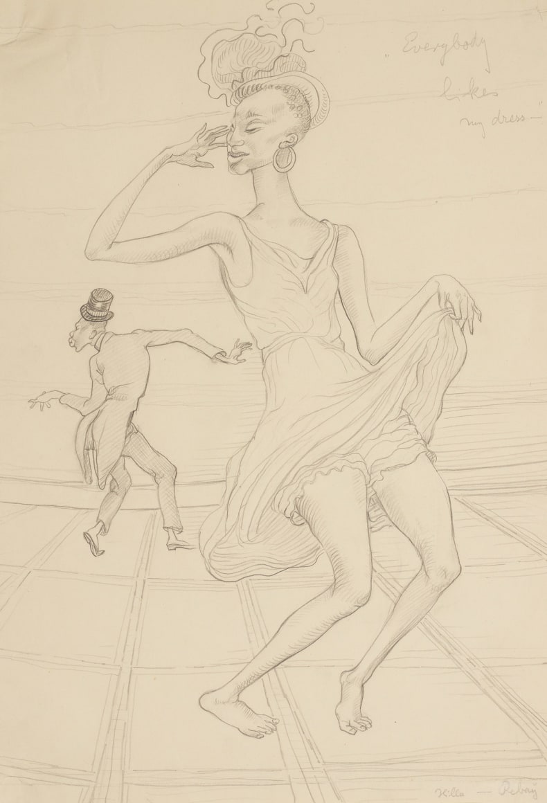 Hilla Rebay Everybody Likes My Dress, ca. 1930