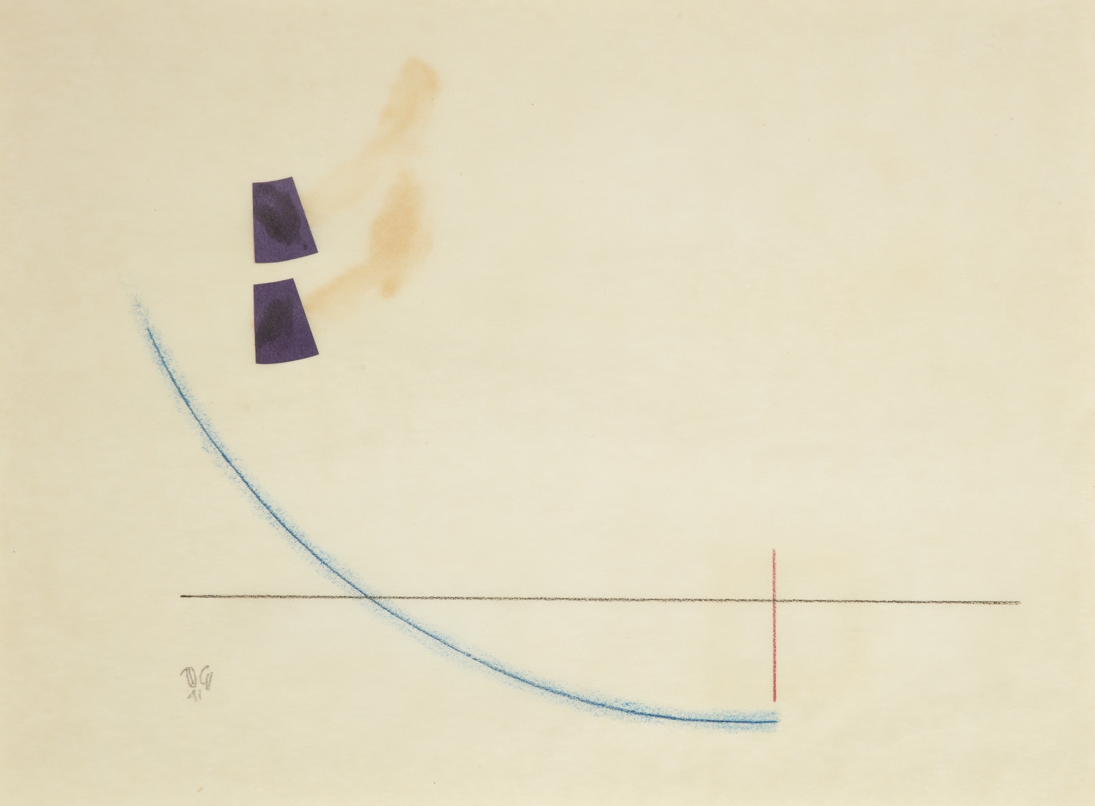 Untitled, 1941, Colored pencil on paper