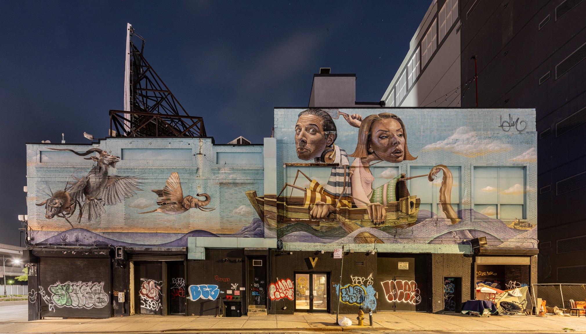 Sleeping Neighbors, 2021, Archival pigment print on Canson Platine paper