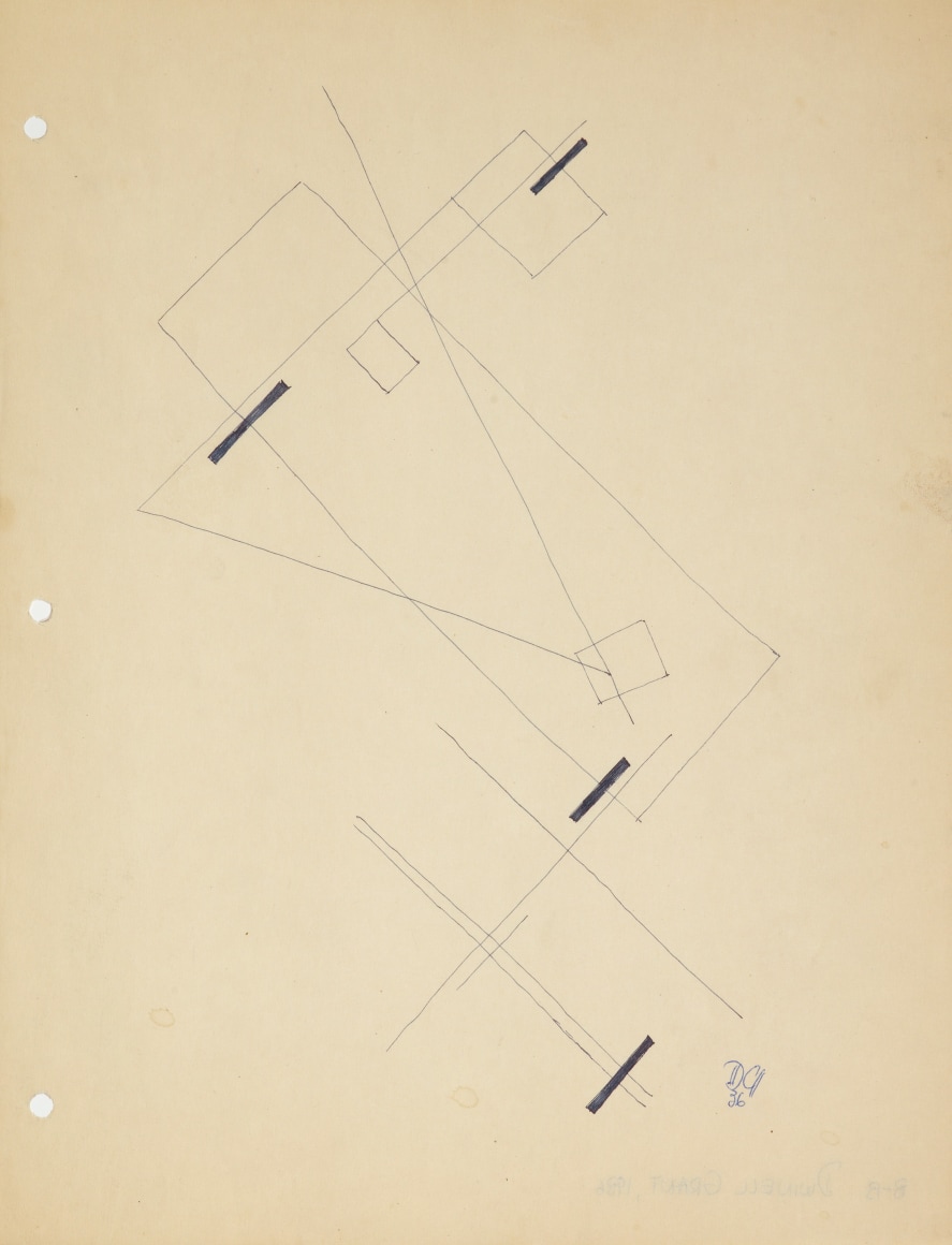 B-13,&nbsp;1936, Ink on paper