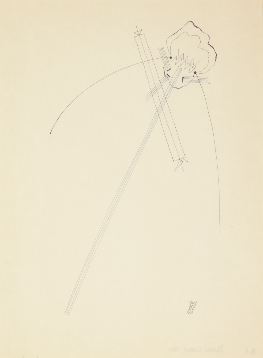 B-3,&nbsp;1936, Ink on paper