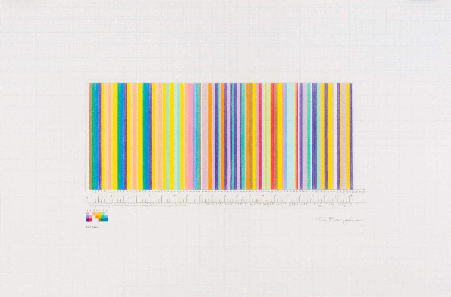 Tim Bavington, Study For "That's Alright", 2002