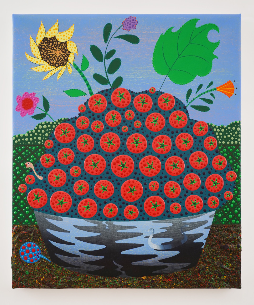 Eric Hibit, Tub of Tomatoes, 2025