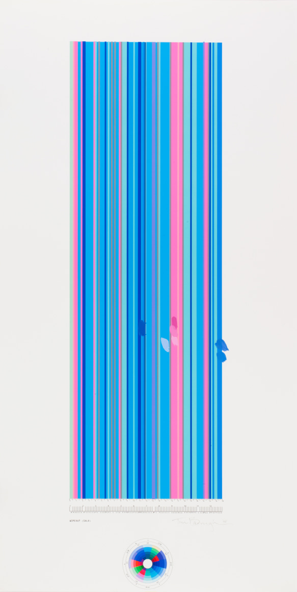 Tim Bavington, Study For "Wipeout (Solo), 2016