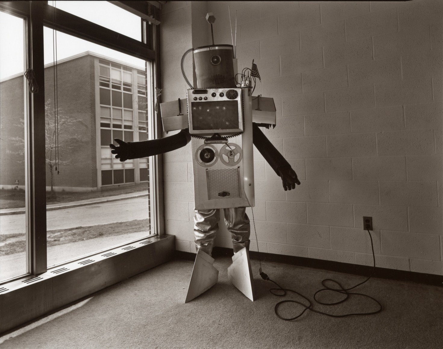 untitled (from the series, Uranium Robots), 1976, vintage gelatin silver print