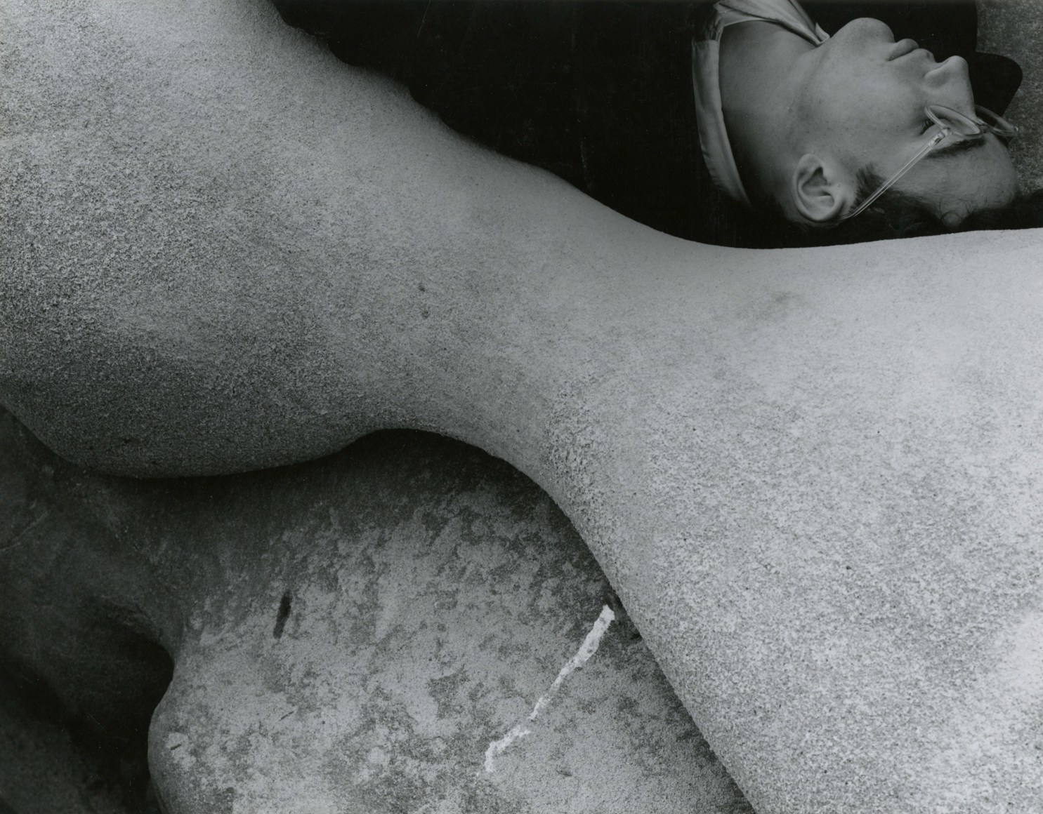 Timothy Asch and Sandstone Sculpture