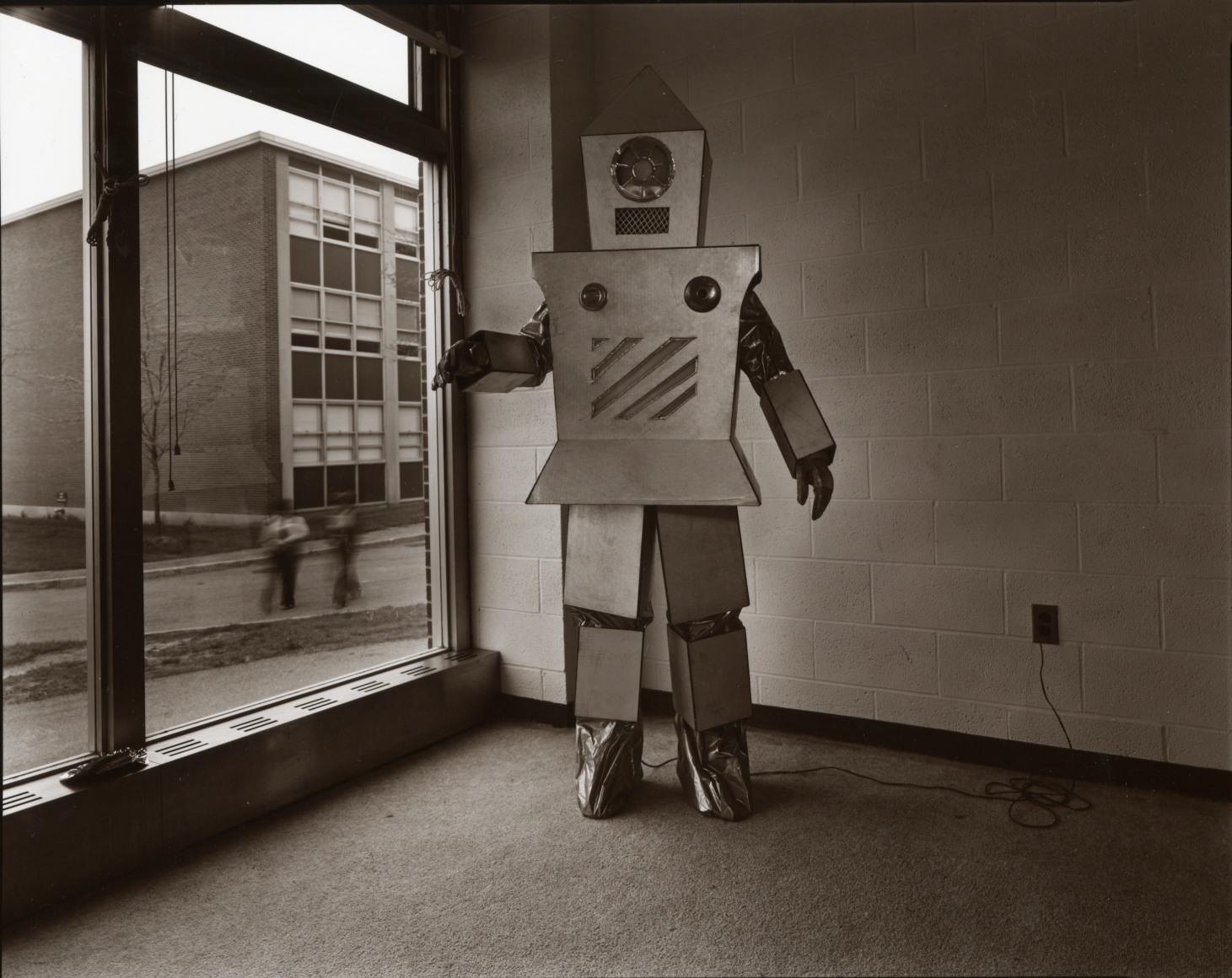 untitled (from the series, Uranium Robots), 1976, vintage gelatin silver print