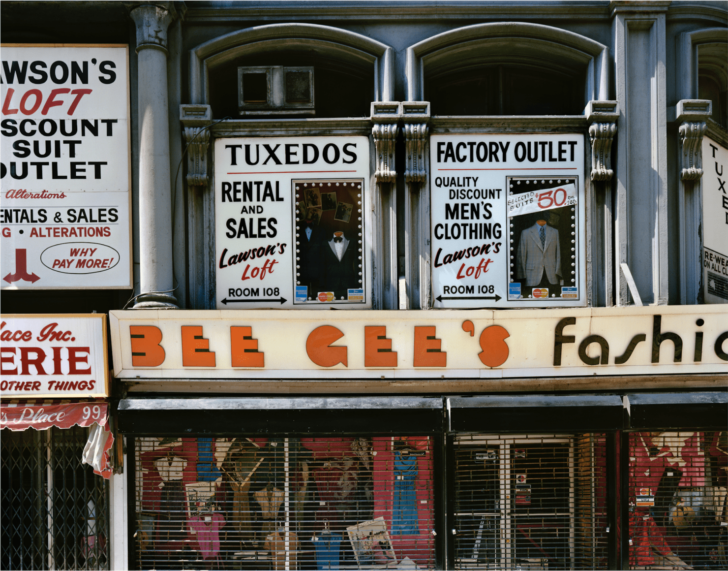 Bee Gee's, NY, 1984, digital chromogenic print
