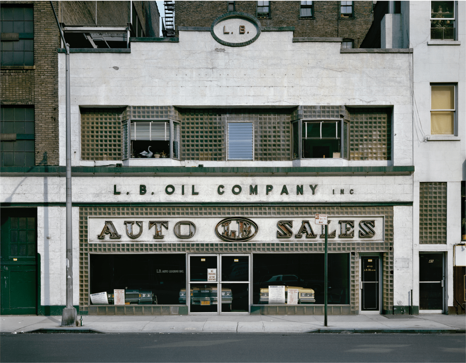 L.B. Oil, New York, 1984, digital chromogenic print