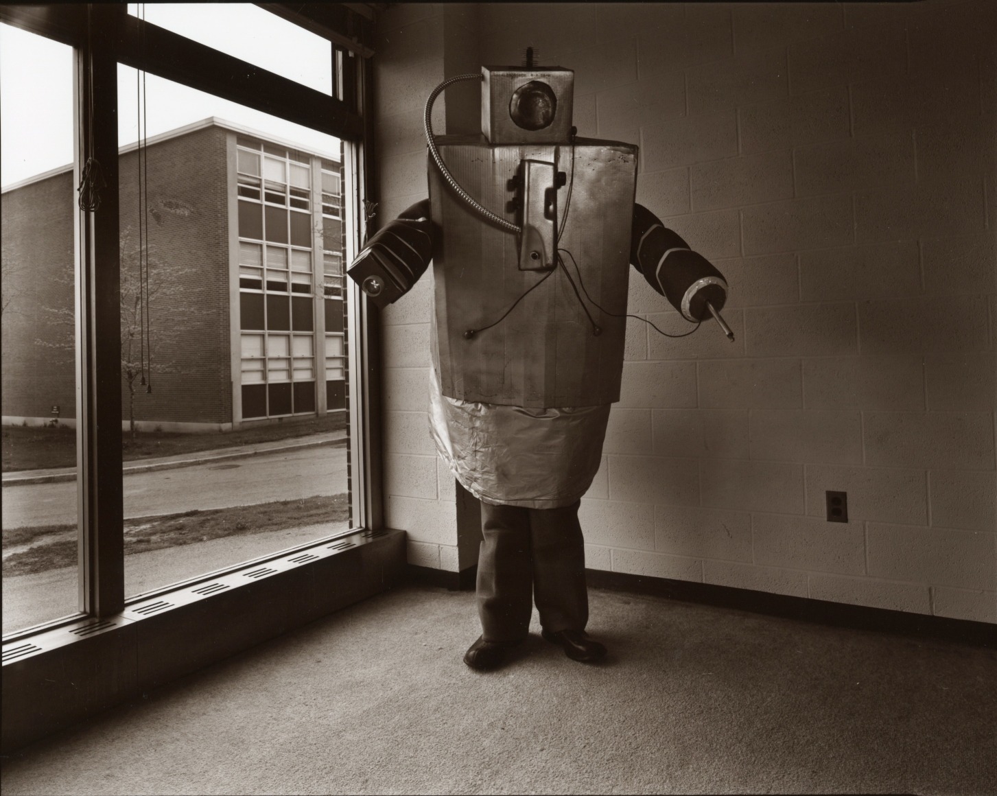 untitled (from the series, Uranium Robots), 1976, vintage gelatin silver print 