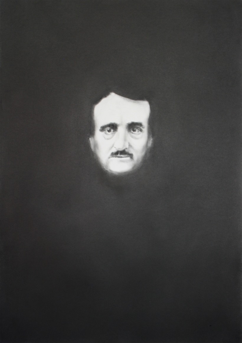 Simon Schubert, Portrait Edgar Allen Poe 3, 2015