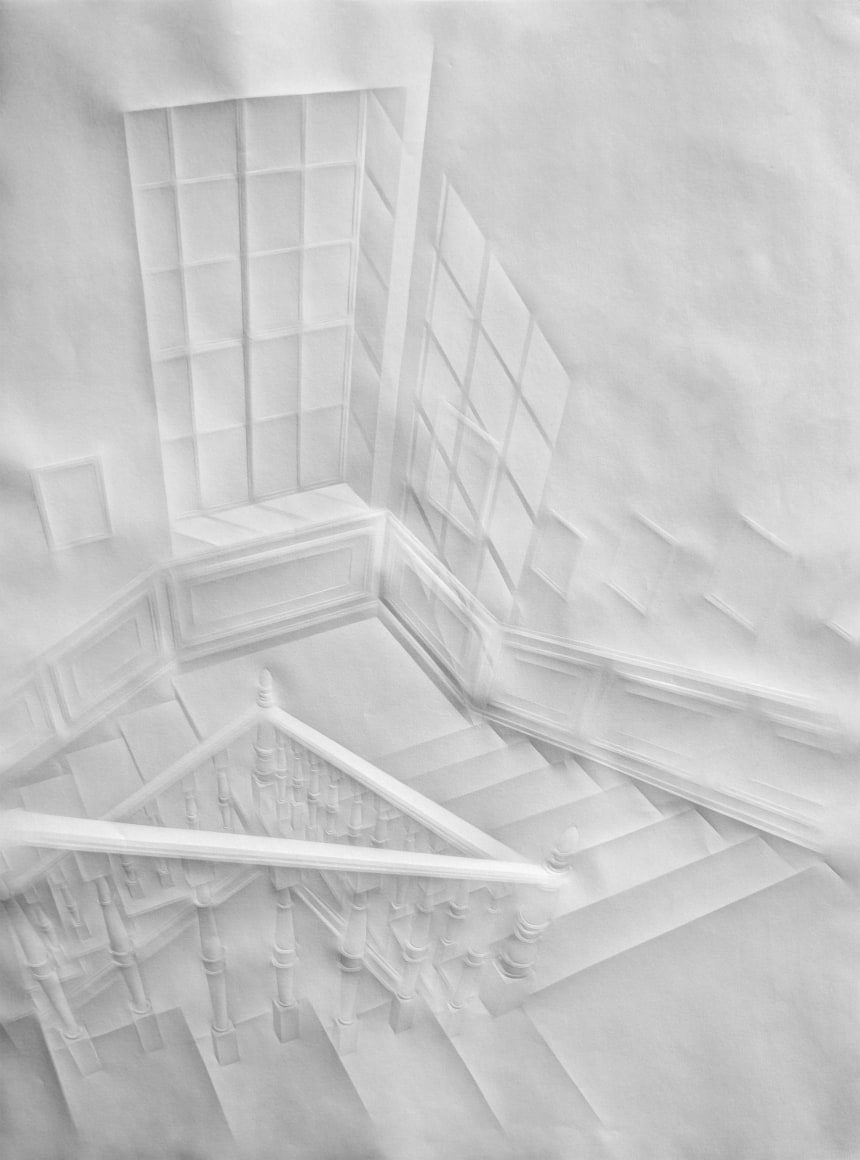 Simon Schubert, Untitled (Light in Staircase II), 2015