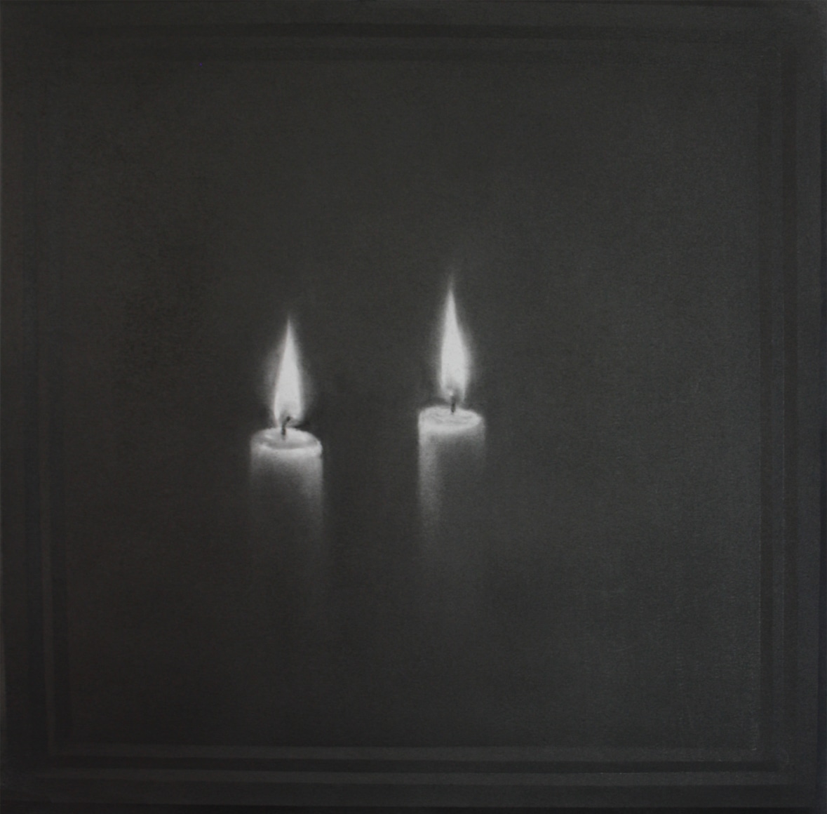 Simon Schubert, Untitled (Two Candles), 2015