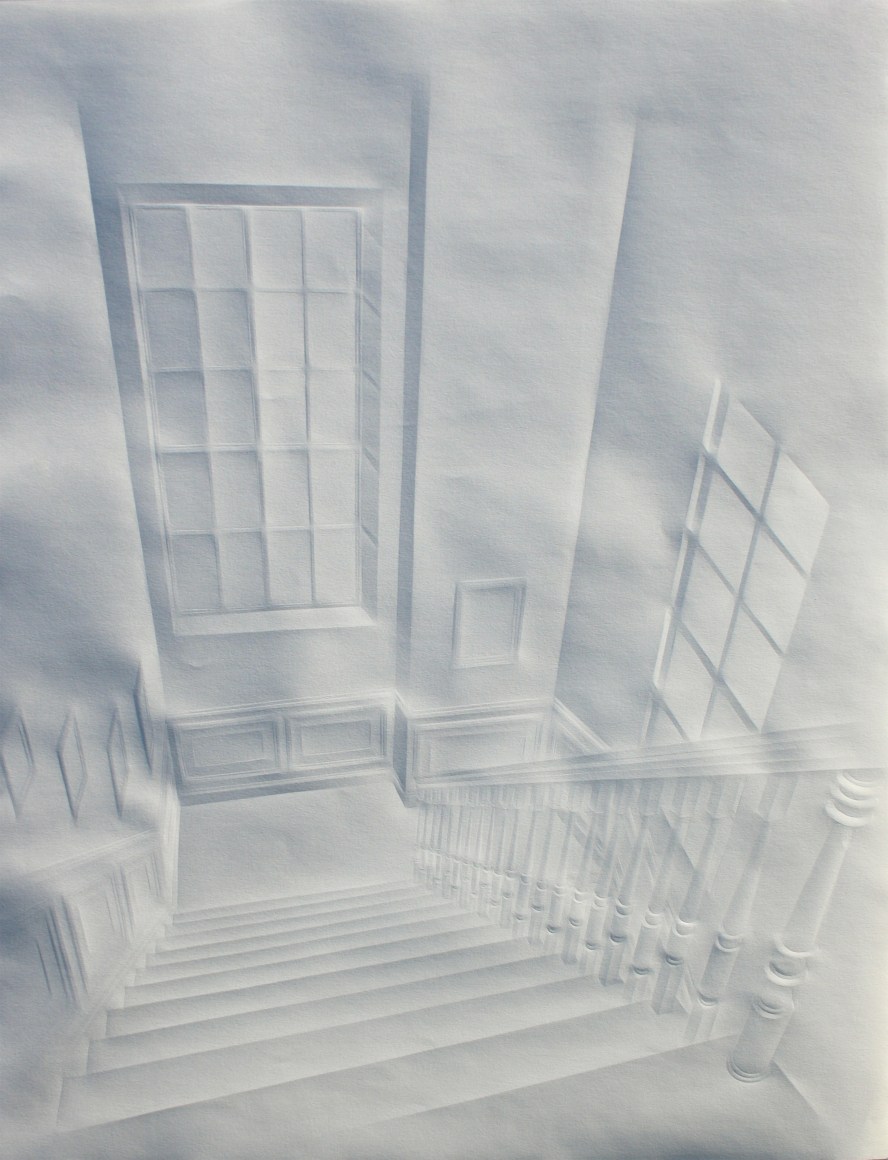 Simon Schubert, Untitled (Staircase Down), 2015