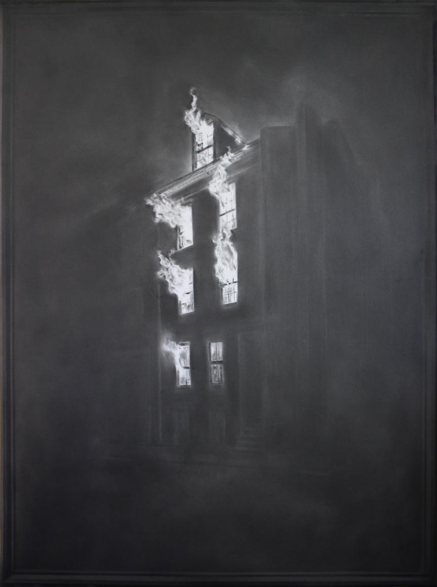 Simon Schubert, Untitled (Poe House Boston), 2015