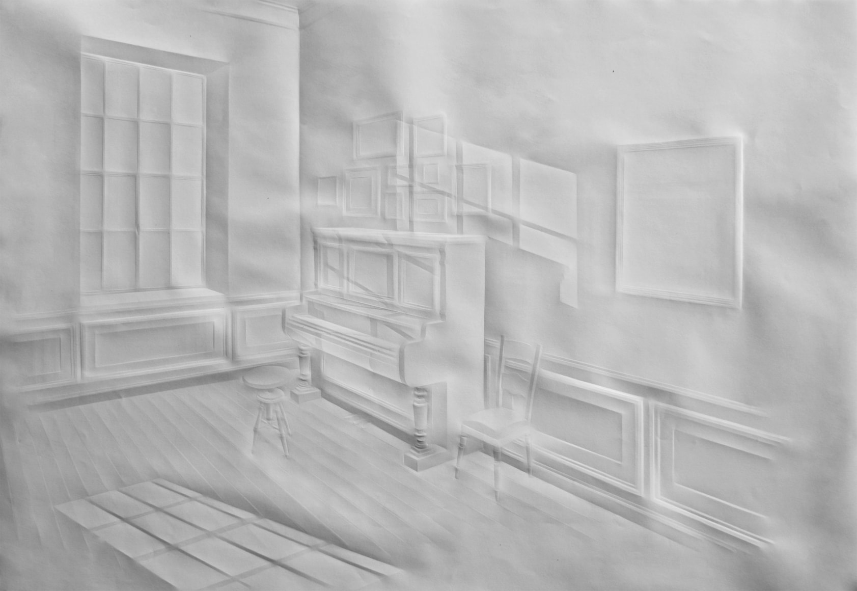 Simon Schubert, Untitled (Light on Piano), 2015