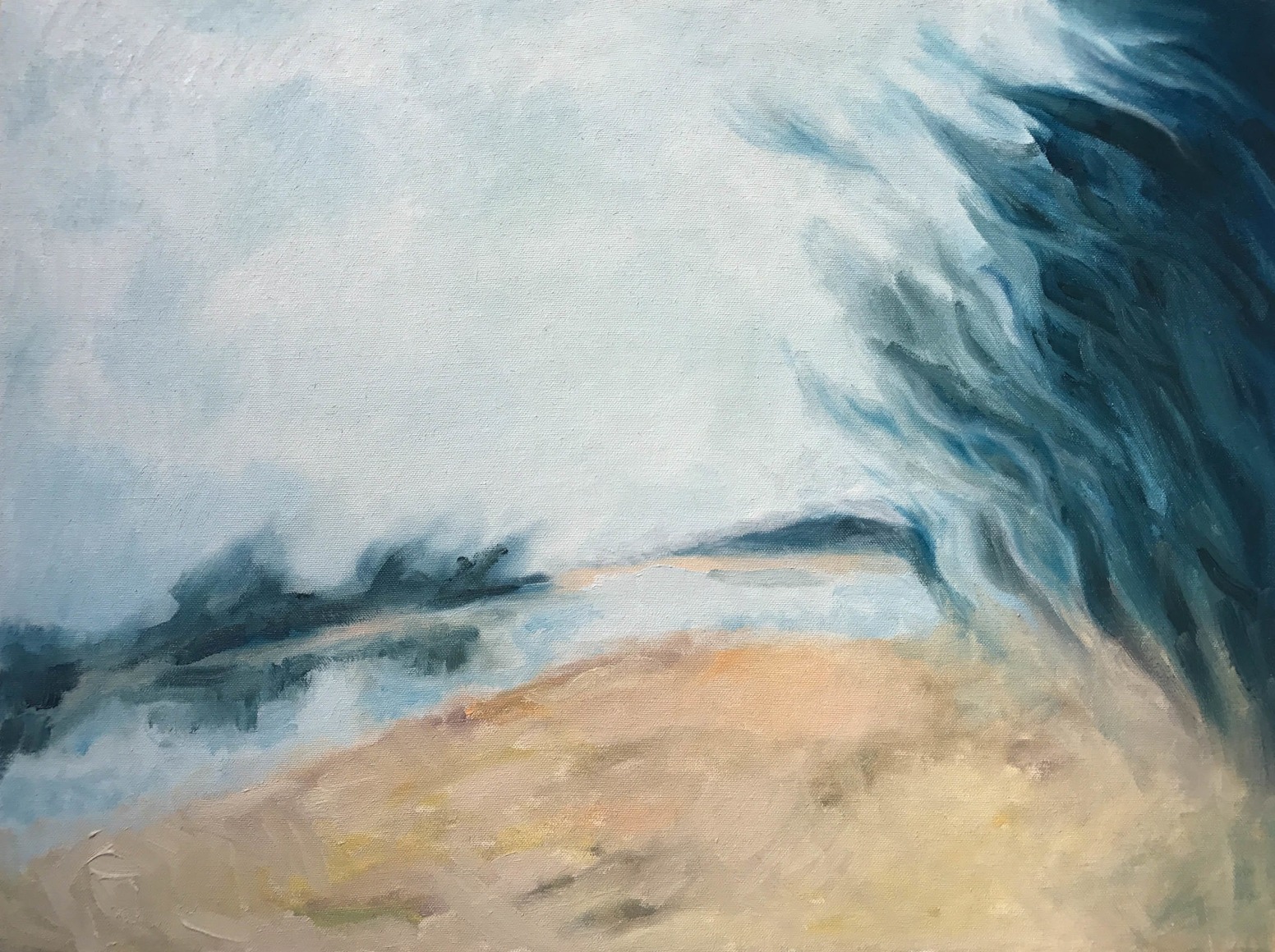 Shaun C. Murphy Dynamic Landscape 4, 2017 Oil on canvas 45 x 60 cm