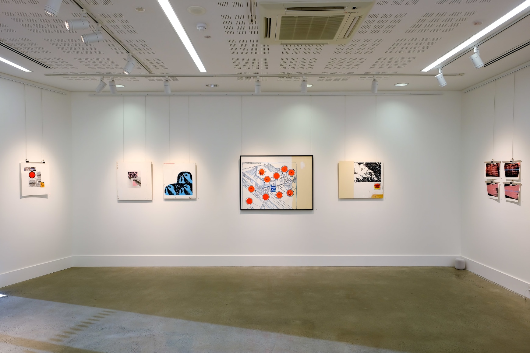 Jacob Boylan Dire Contact exhibition Installation View at Lone Goat Gallery 2020