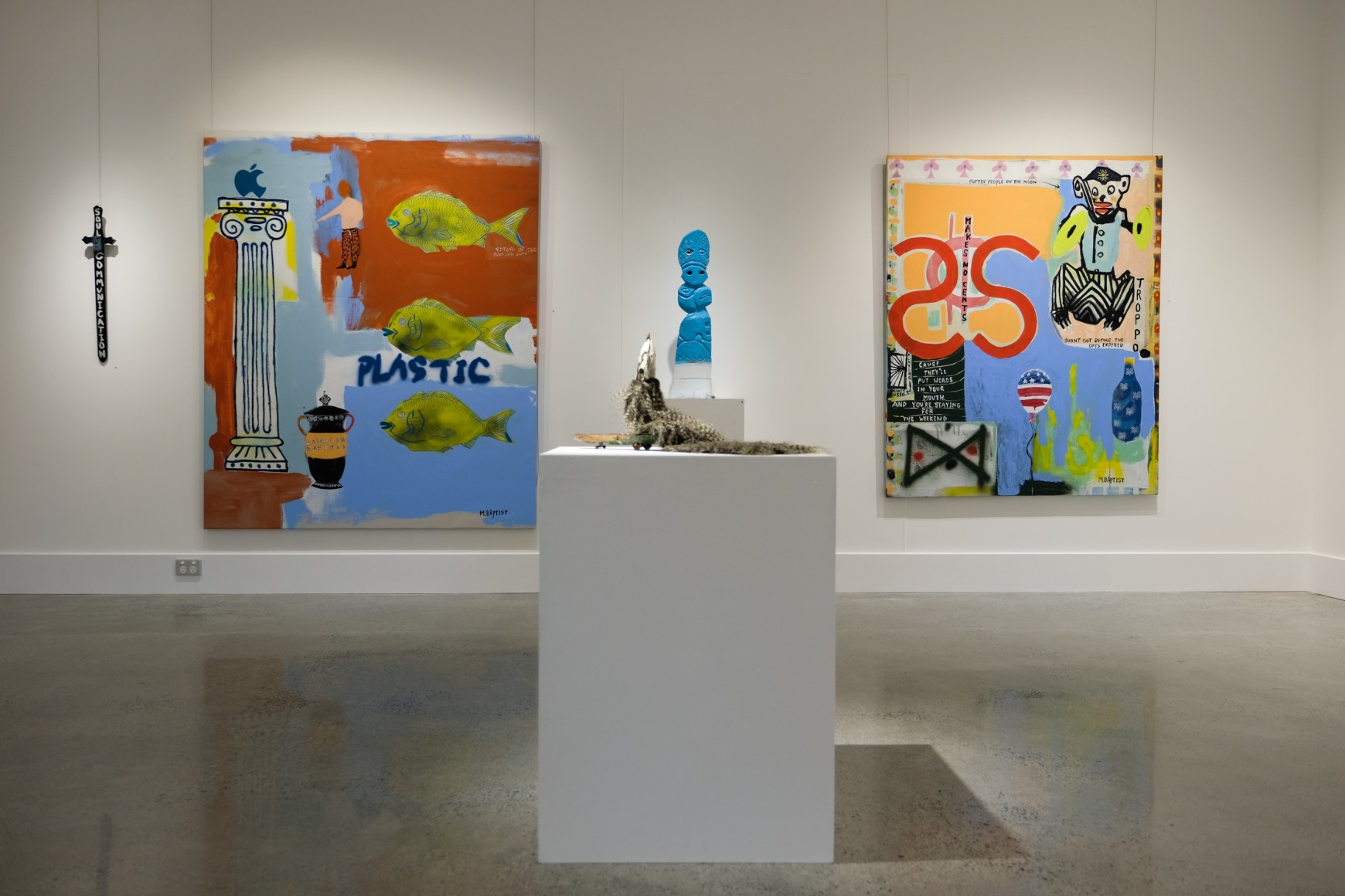 Mart Baptist & Lee Ralph Inhabit Installation View Lone Goat Gallery