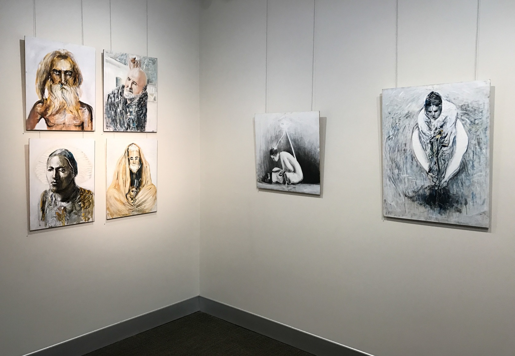 Alex Carletti Heaven on Earth - A Visionary Art Exhibition Installation View 2017