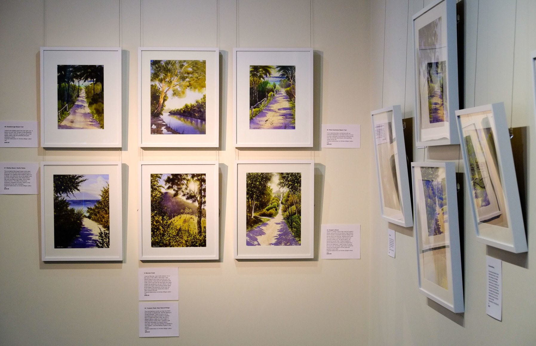 Dave Sparkes illumination Installation View 2017 Lone Goat Gallery exhibition
