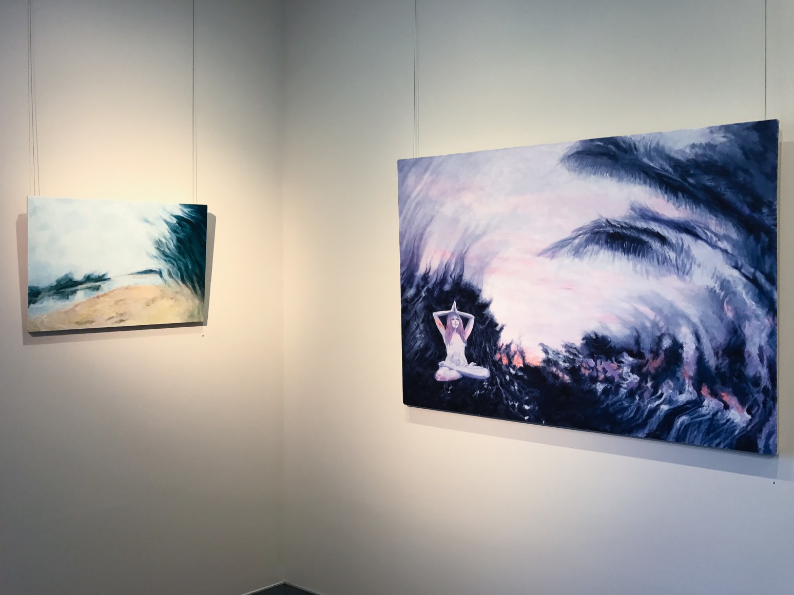 Shaun C. Murphy Nocturnal Flux exhibtion  Installation View 2017 Lone Goat gallery
