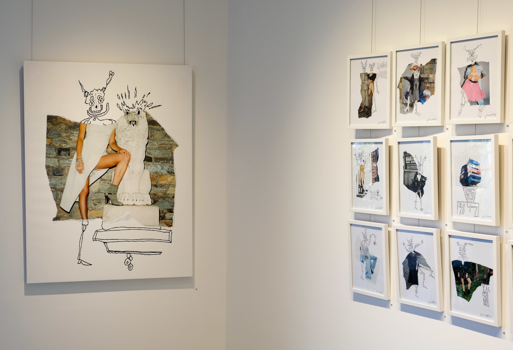 Michael Stiegler On Bowery exhibition Installation View 2019 Lone Goat Gallery