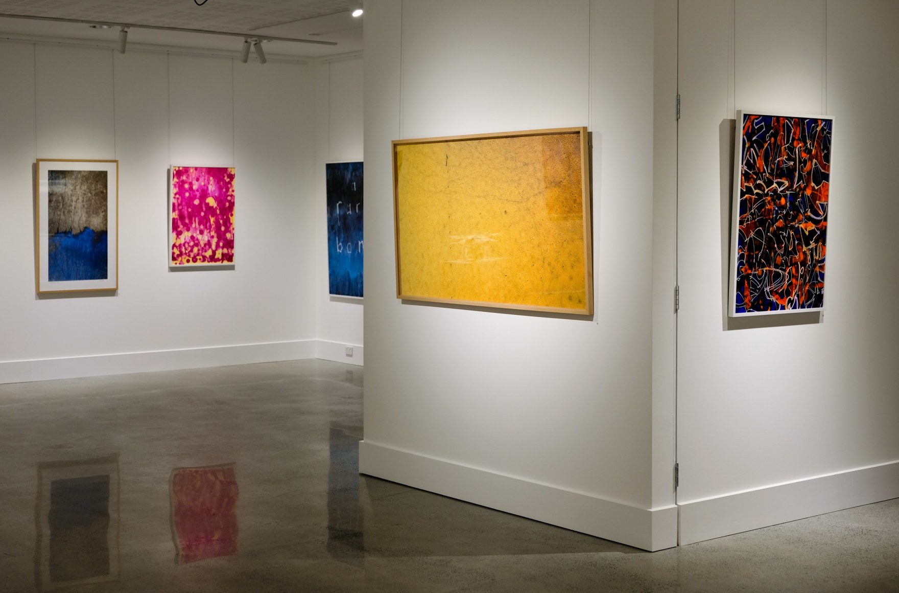 Stu Murphy Pause exhibition ​Installation View at Lone Goat Gallery Byron Bay 2019