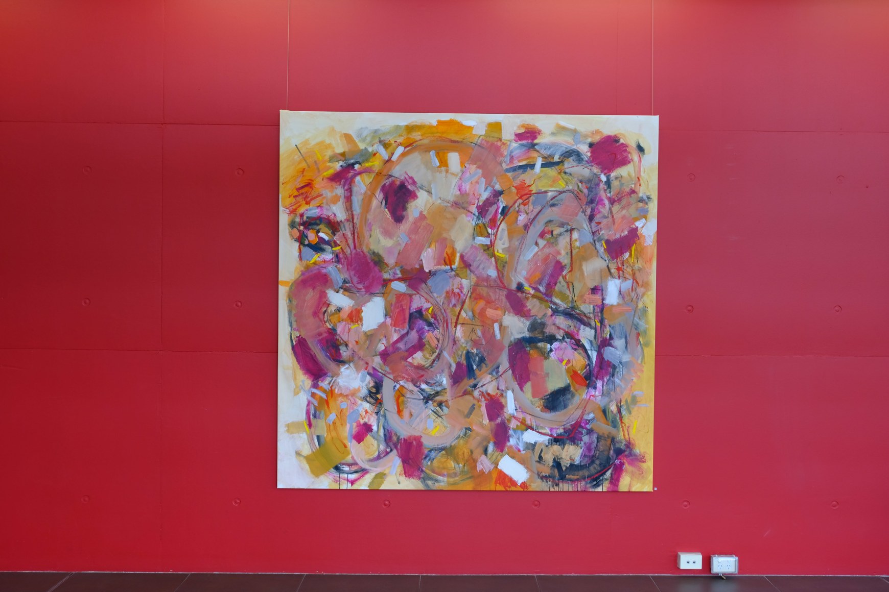 ​Alexandra Mowday Five Lone Goats on Cezanne's Mountain.  Installation View 2020