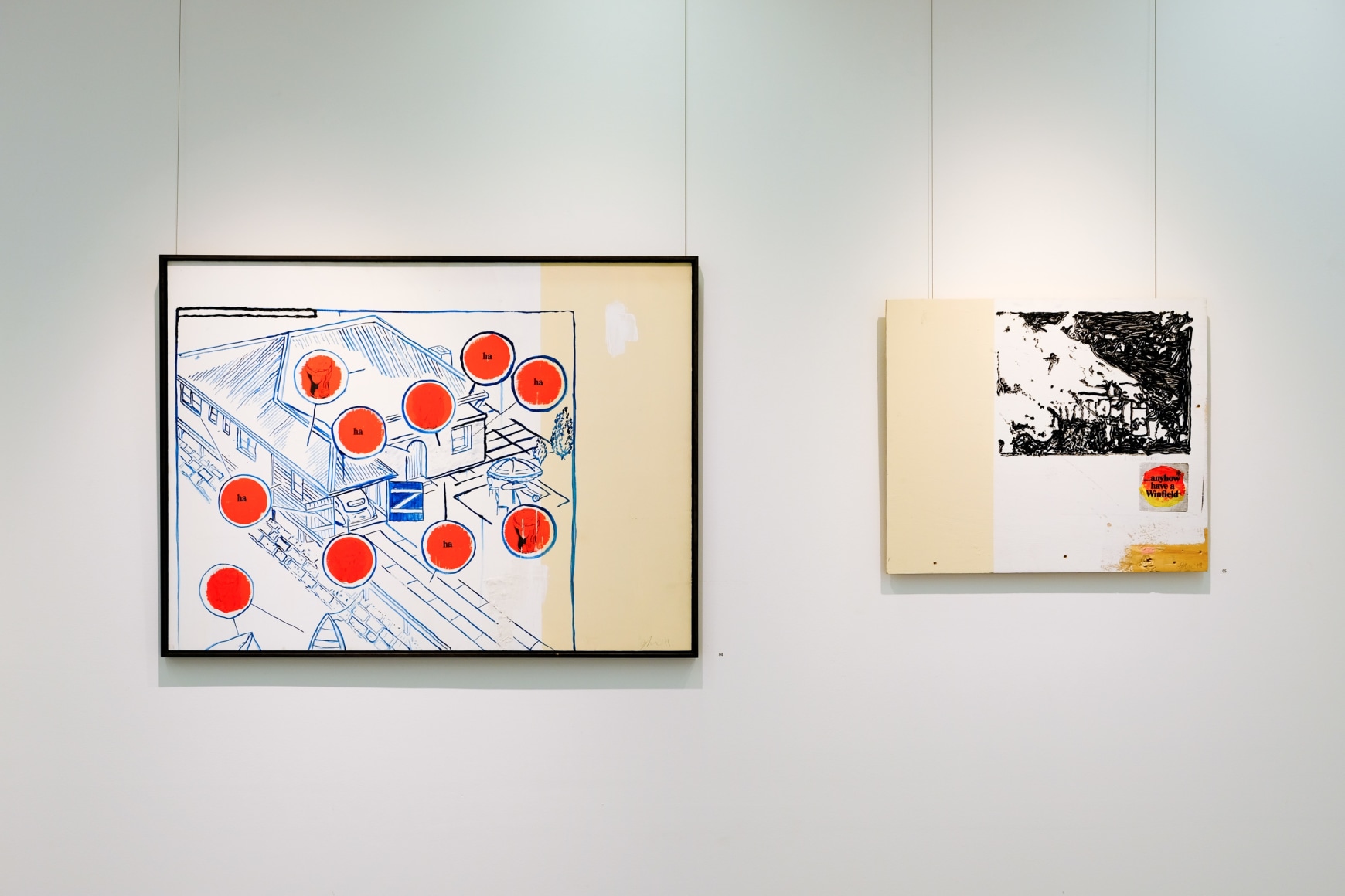 Jacob Boylan Dire Contact exhibition Installation View at Lone Goat Gallery 2020