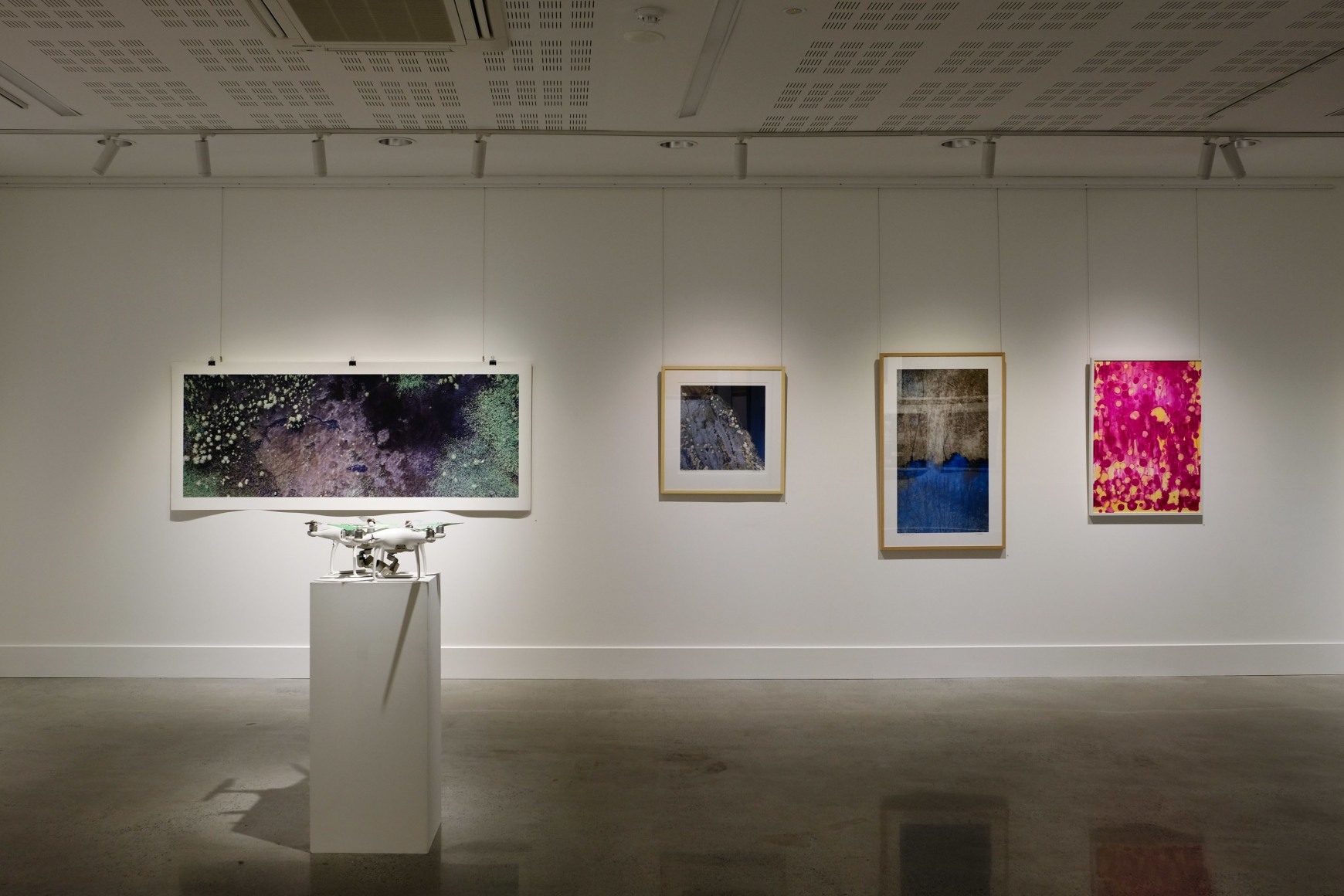 Stu Murphy Pause exhibition ​Installation View at Lone Goat Gallery Byron Bay 2019