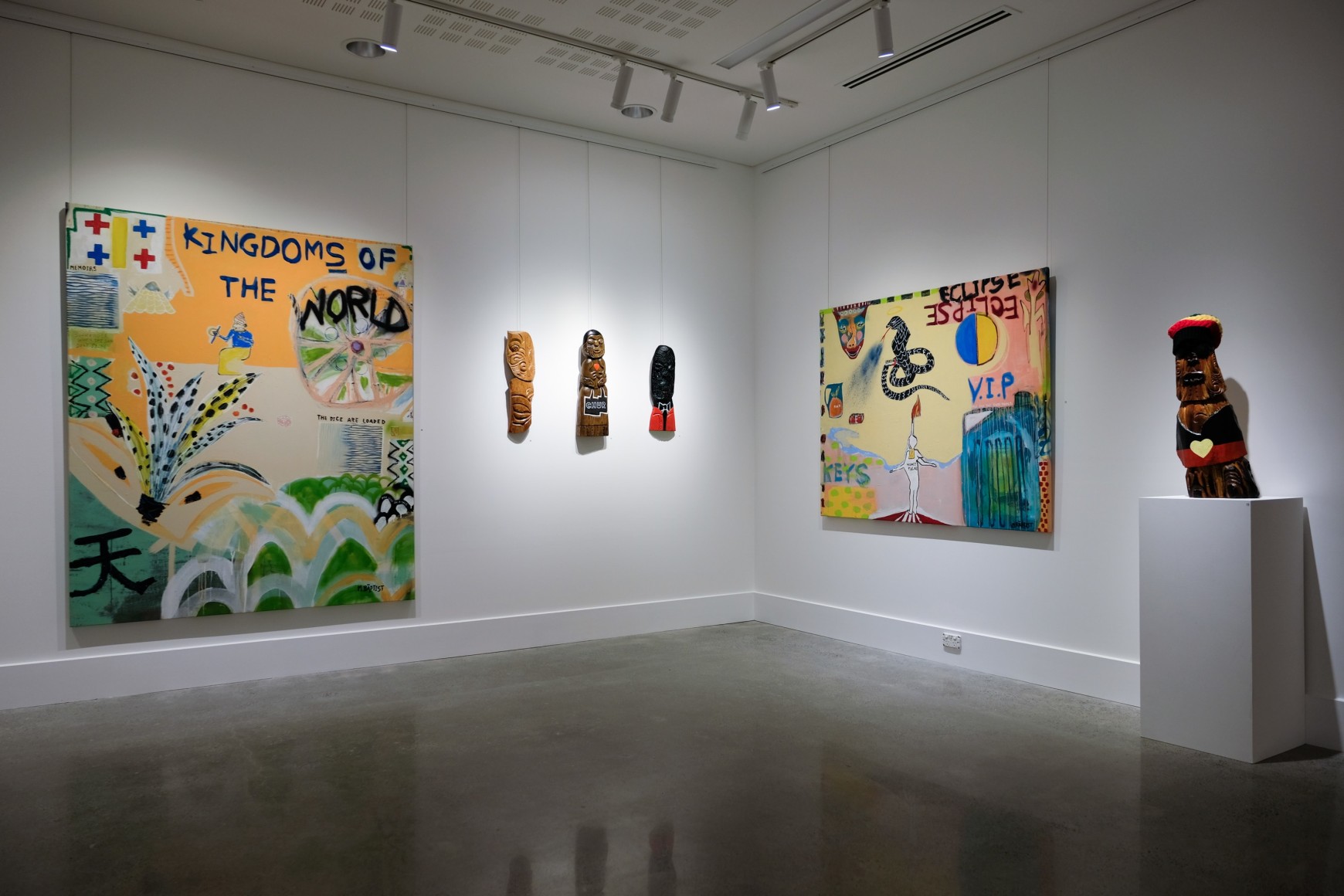 Mart Baptist & Lee Ralph Inhabit Installation View Lone Goat Gallery