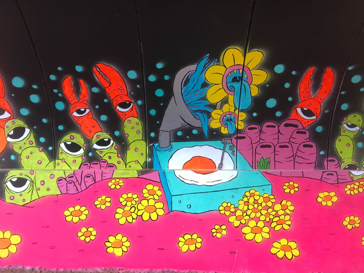 Lee McConnell Hypnagogic Tableau Splendour in the Grass Tunnel Project