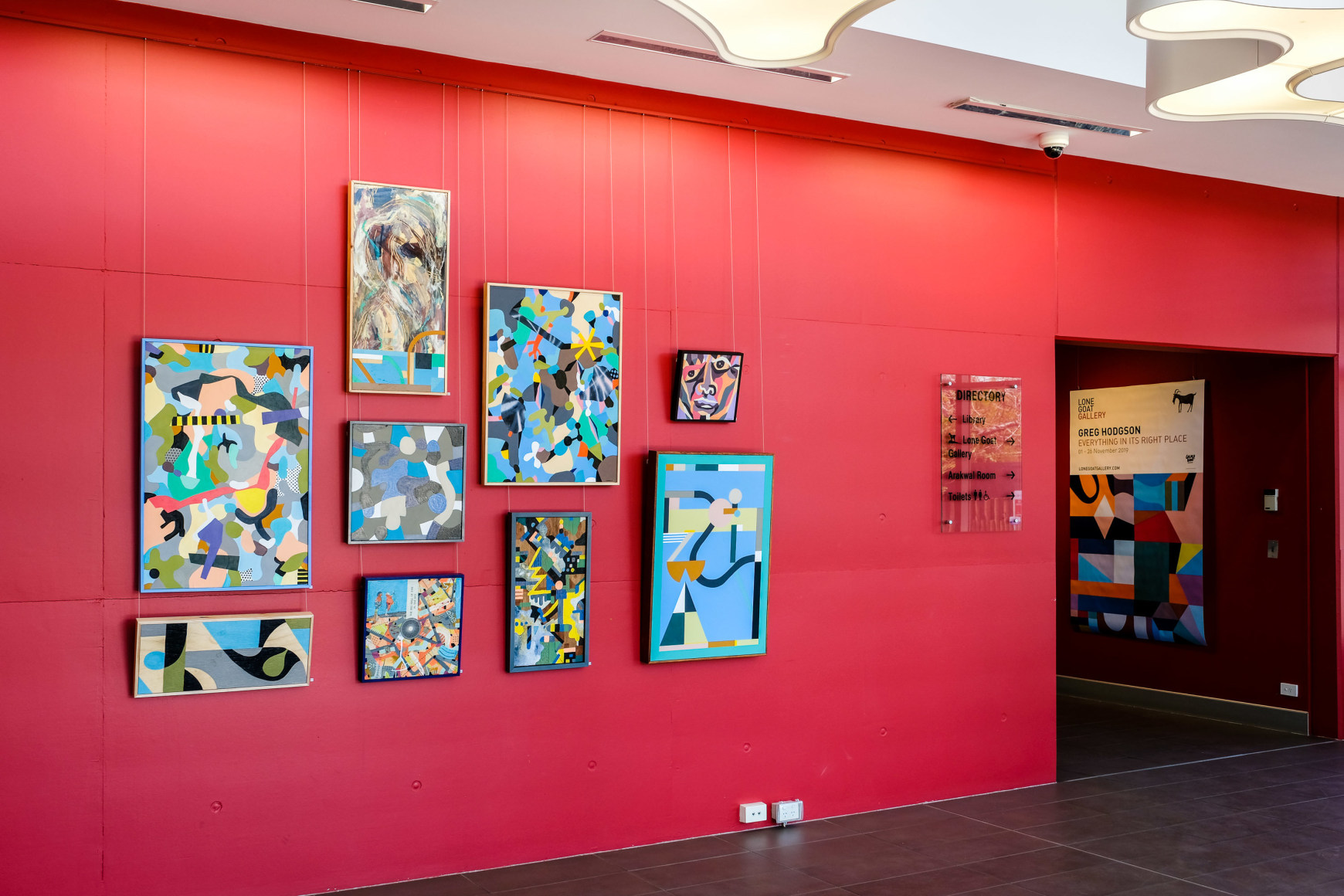 Greg Hodgson Everything in Its Right Place Installation View 2019 Lone Goat Gallery