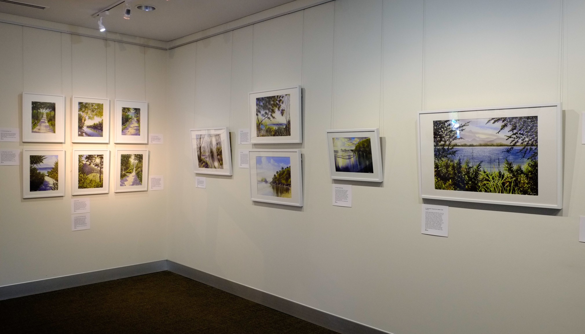 Dave Sparkes illumination Installation View 2017 Lone Goat Gallery exhibition