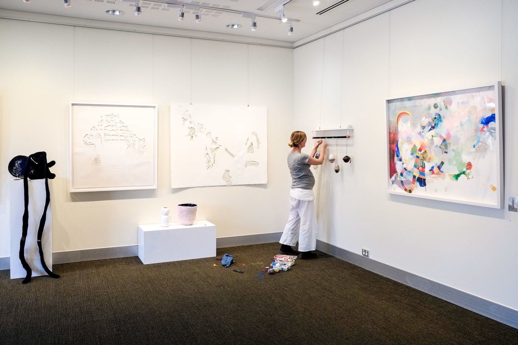 Amanda Humphries Closed Loop Circuits Installation View ​2018