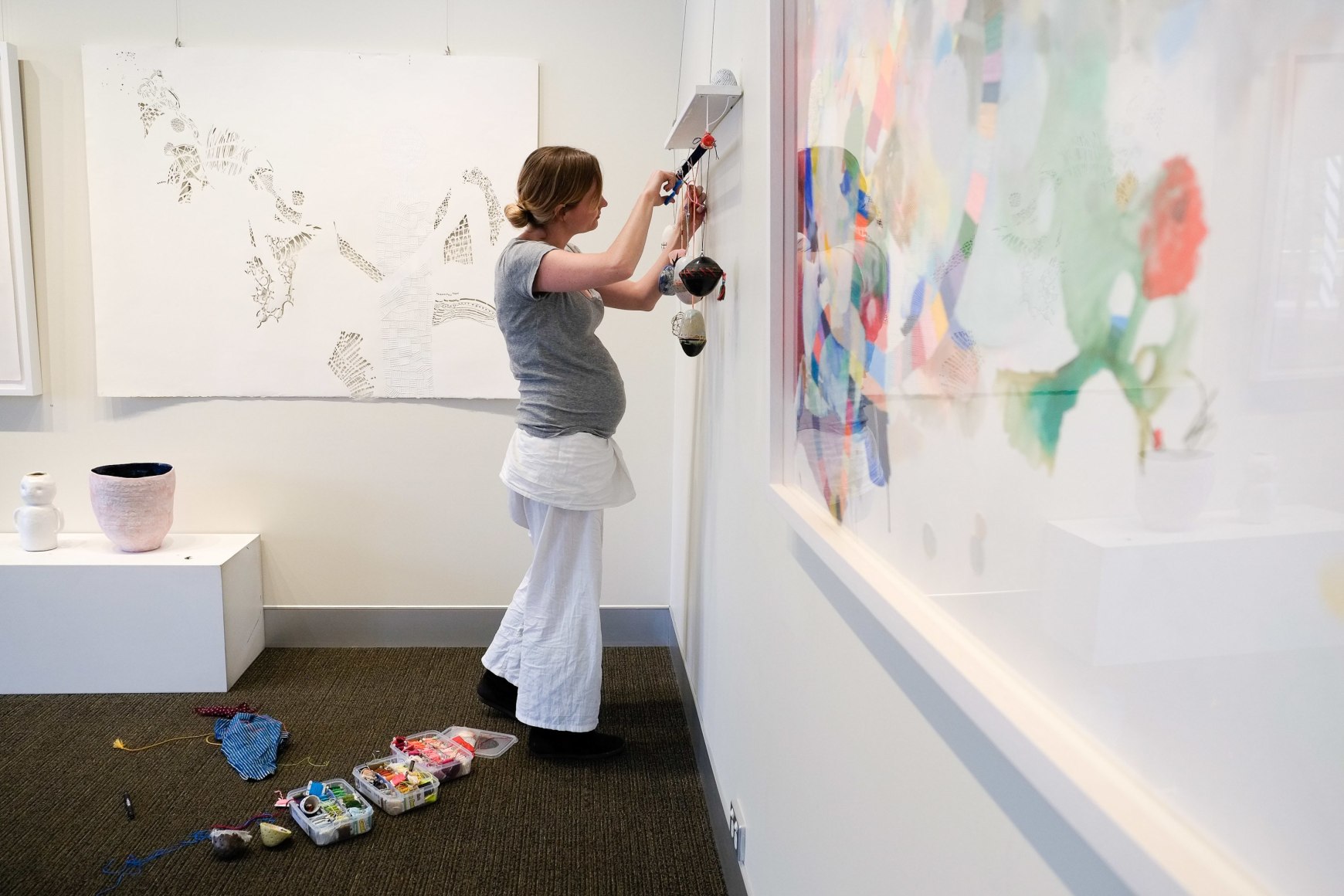 Amanda Humphries Closed Loop Circuits Installation View ​2018