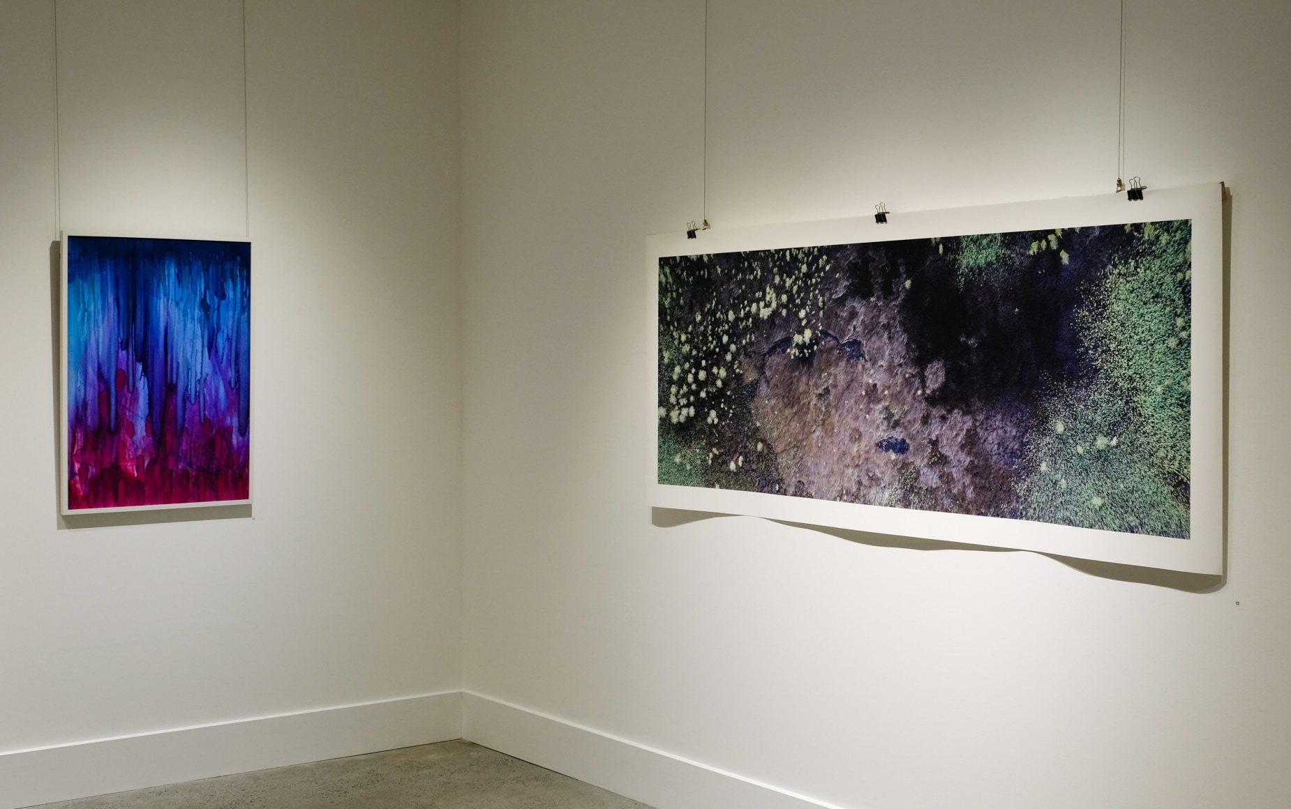 Stu Murphy Pause exhibition ​Installation View at Lone Goat Gallery Byron Bay 2019