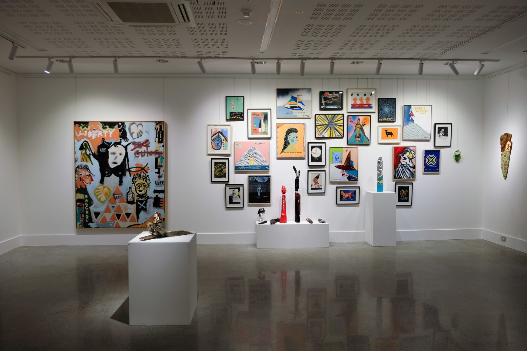 Mart Baptist & Lee Ralph Inhabit Installation View Lone Goat Gallery