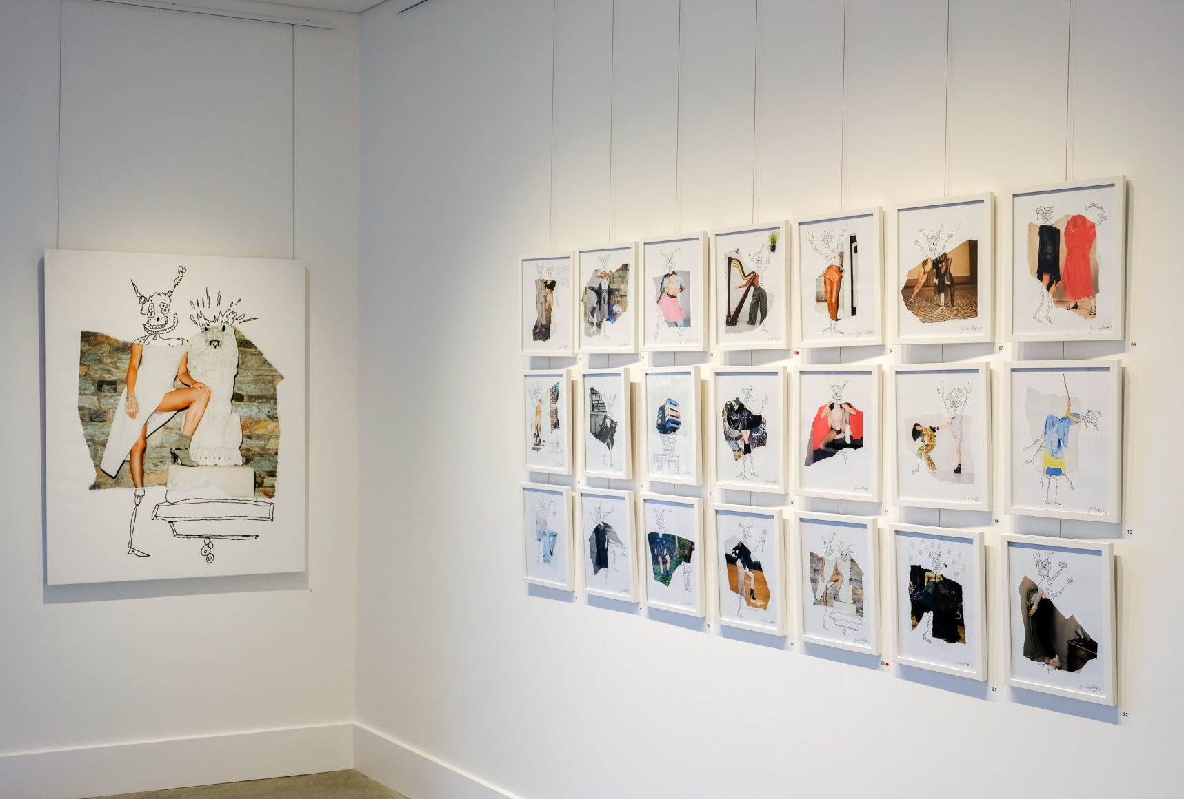 Michael Stiegler On Bowery exhibition Installation View 2019 Lone Goat Gallery