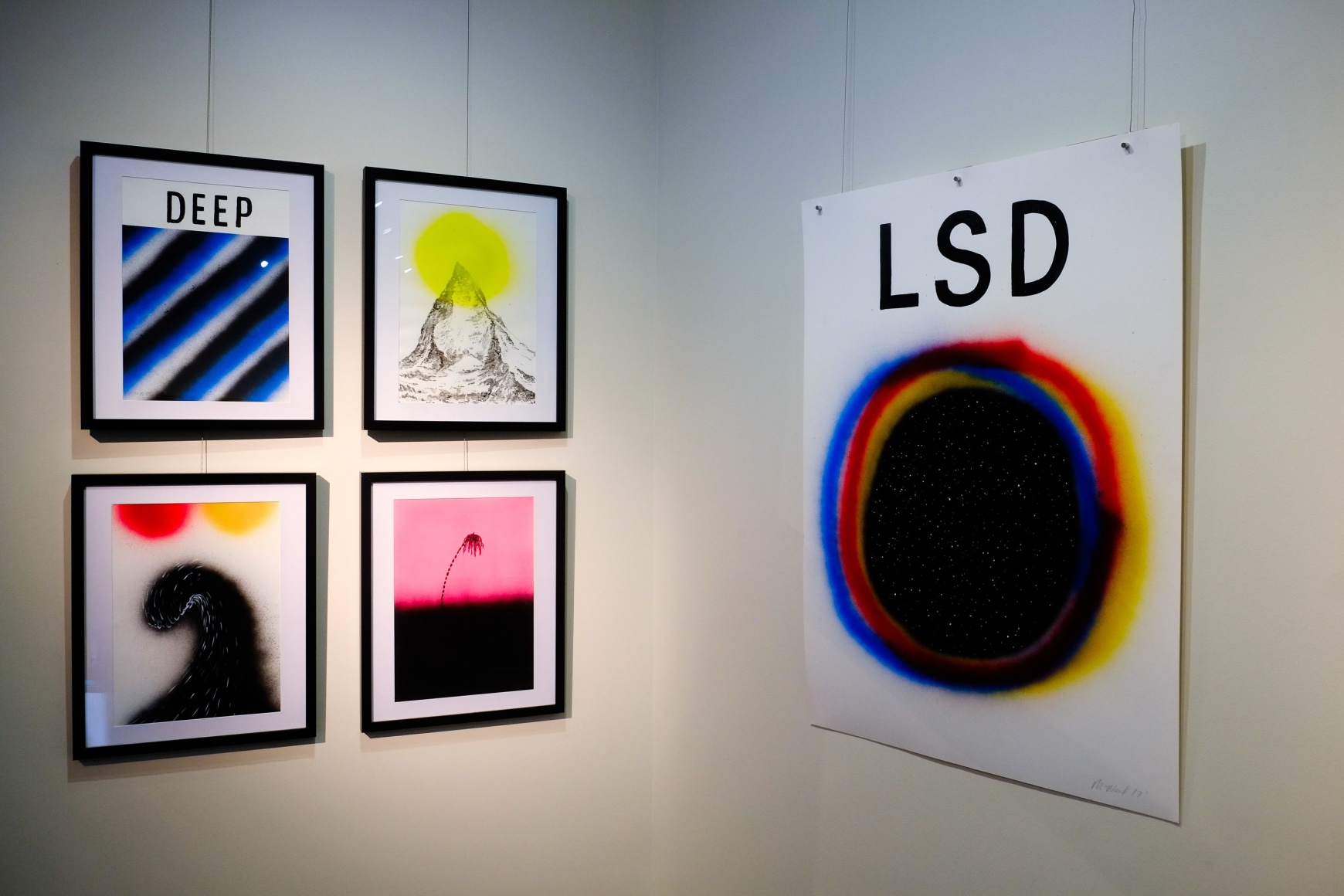 Byron Bay Surf Festival Art Show ​Paul McNeil Installation View ​2017