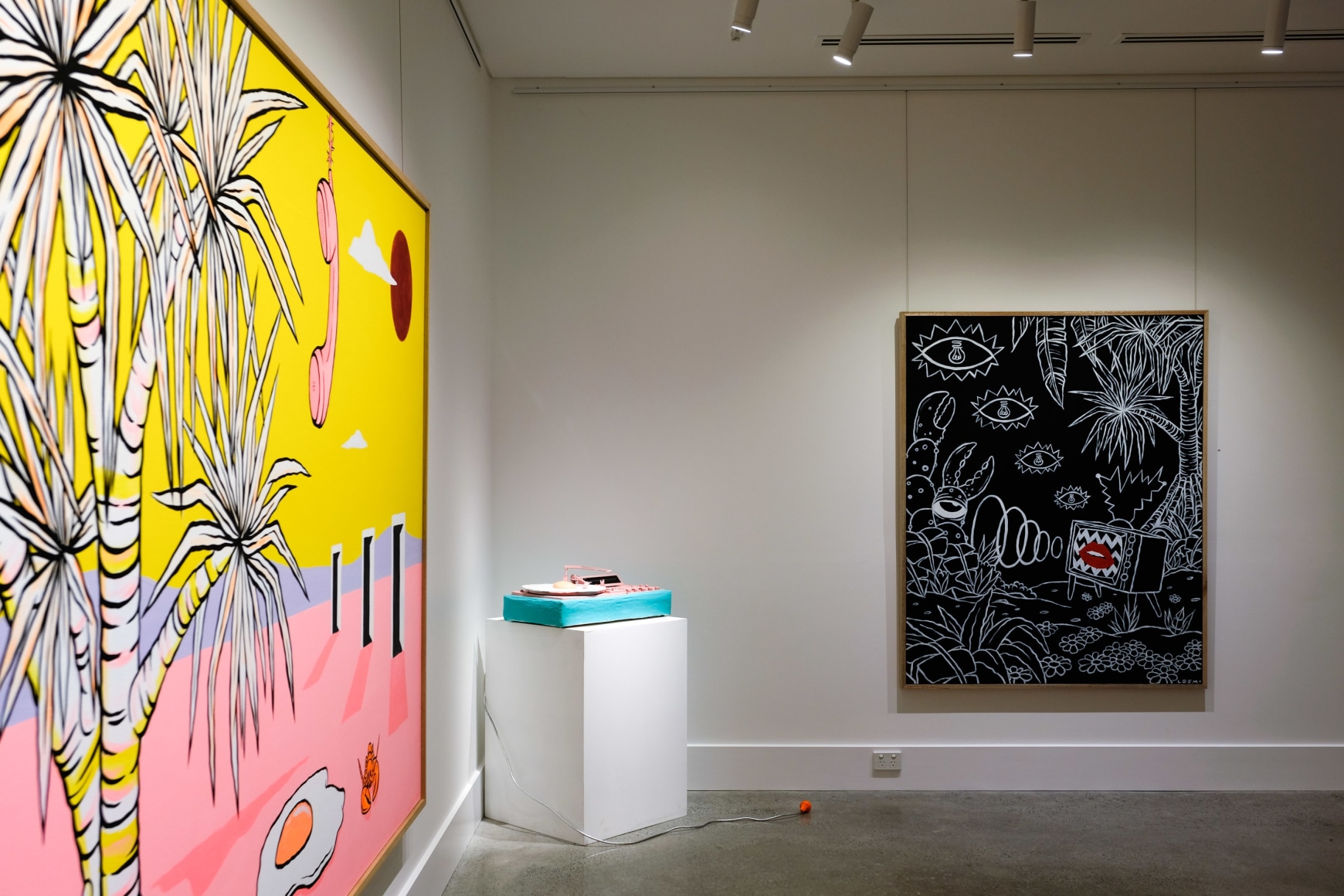 Lee McConnell Hypnagogic Tableau Installation View 2019